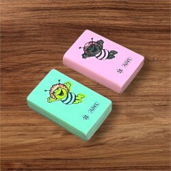 ADEL Nostaljik Kokulu Arı Maya Figürlü Silgi 2 Farklı Renk AOB4961 - 2