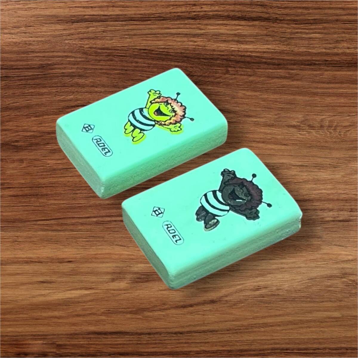 ADEL Nostaljik Kokulu Arı Maya Figürlü Silgi 2 Farklı Renk AOB4960 - 3