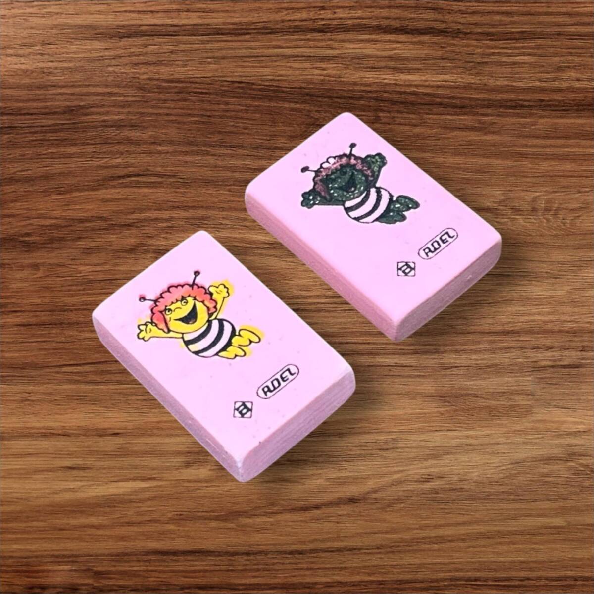 ADEL Nostaljik Kokulu Arı Maya Figürlü Silgi 2 Farklı Renk AOB4752 - 4