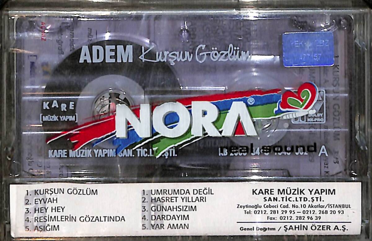 Adem - Kurşun Gözlüm Kaset (Sıfır) KST26886 - 2