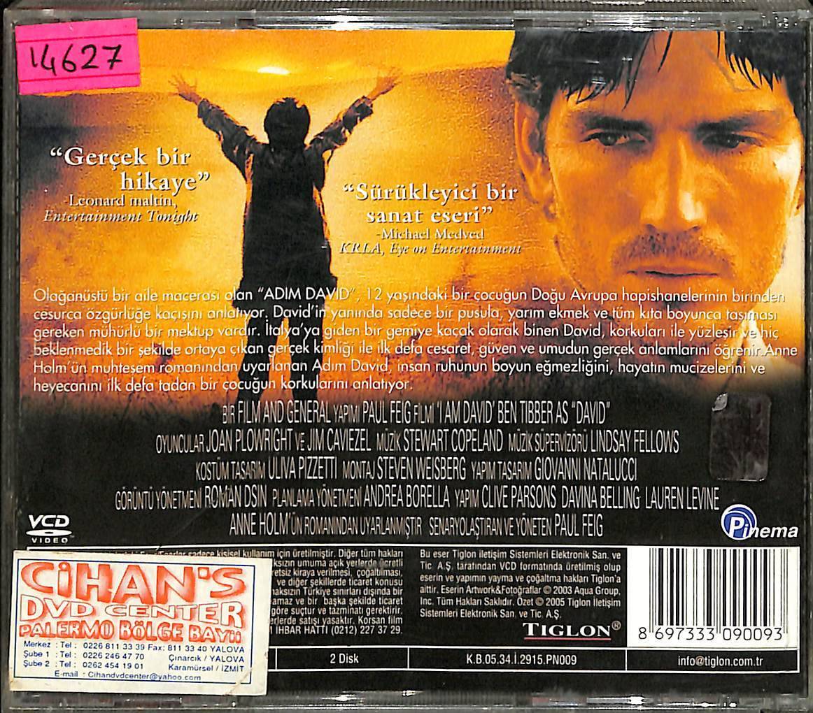 Adım David VCD Film VCD15102 - 2