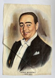 Adnan Menderes 1899-1961 Poster KRT7591 - Gökçekoleksiyon