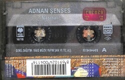  Adnan Şenses – Nasihat Orijinal Kaset (İkinci El) * Marş Müzik - Kırmızı Bandrol - 1996 * KST30176 - 2