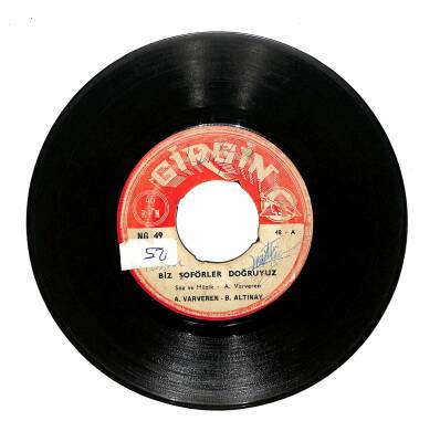 Adnan Varveren B.Altınay - Biz Şoförler Doğruyuz Plak (10/5) PLK19823 - 1