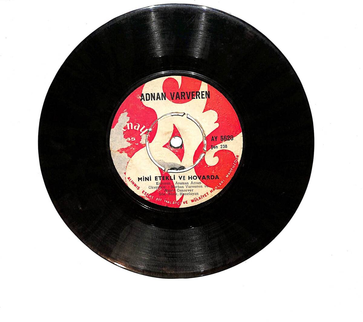 Adnan Varveren – Mini Etekli ve Hovarda PLAK (1970) (10/8) PLK26285 - 1
