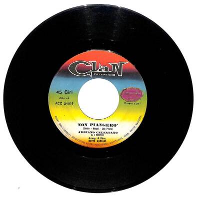 Adriano Celentano - Non Mı Dır - Non Plangero (107) PLK16379 - 2