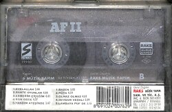 AF – AF II Orijinal Kaset (İkinci El) * S Müzik Yapım - 1997 - Kırmızı Bandrol * KST31171 - 2