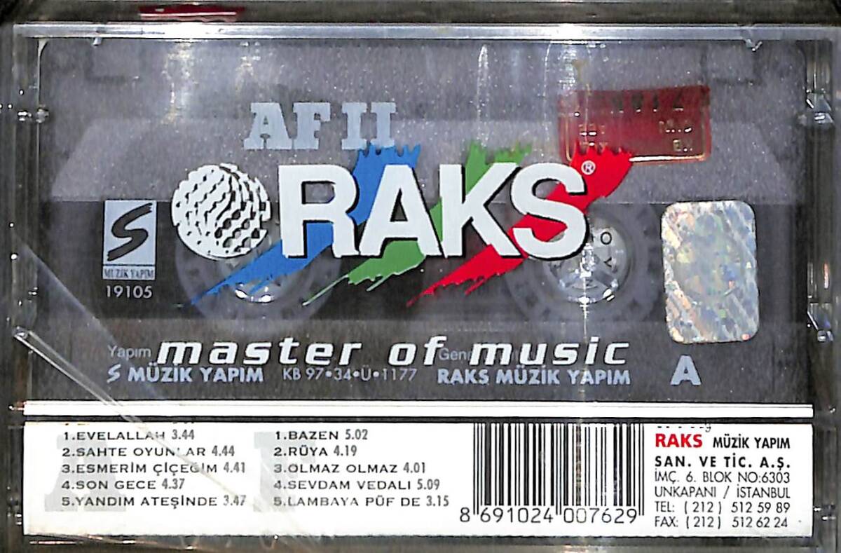 Af II Kaset (Sıfır) KST28551 - 2