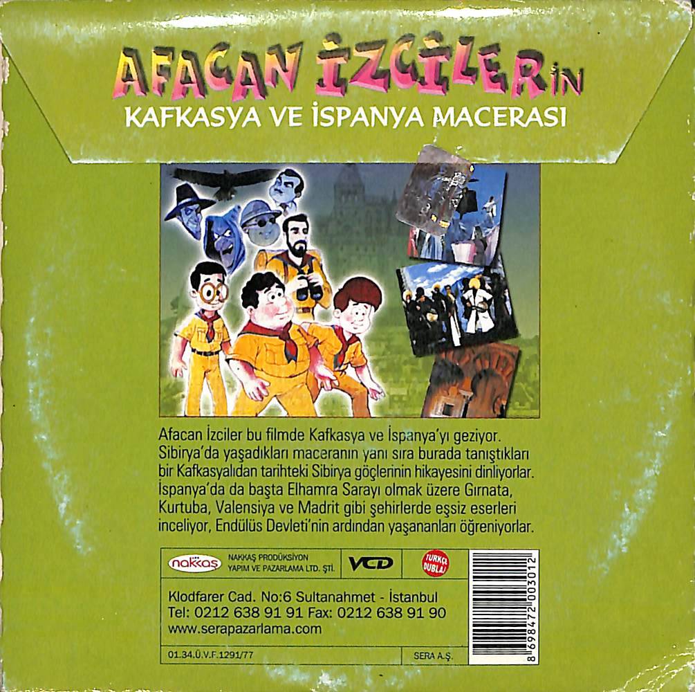 Afacan İzciler Kafkasya ve İspanya Macerası VCD Film VCD26706 - 2