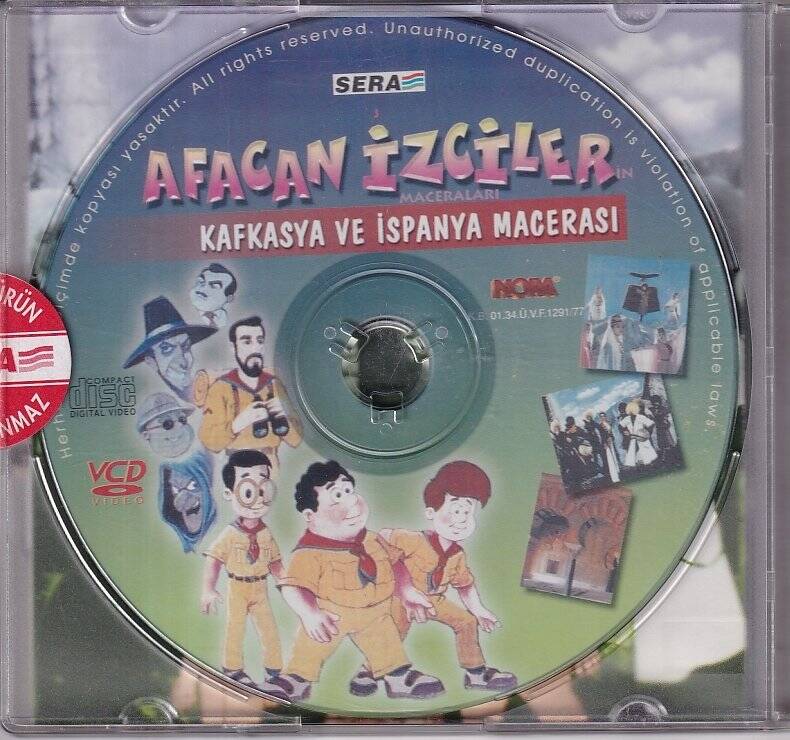 Afacan İzciler Kafkasya Ve İspanya Macerası VCD Film VCD9767 - 2