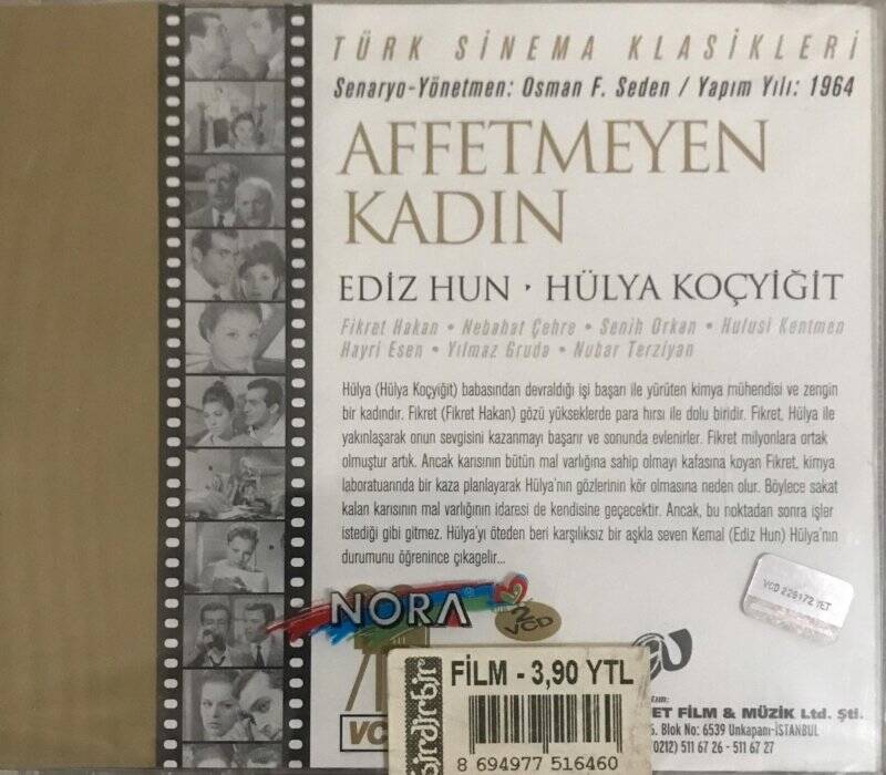 Affetmeyen Kadın VCD Film VCD13452 - 2