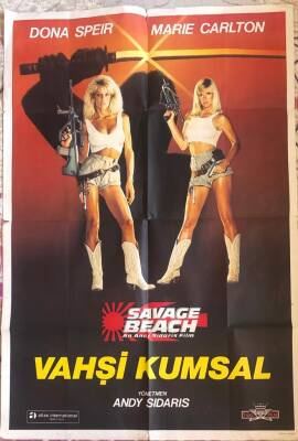 Afiş - Vahşi Kumsal -Tahrik - Dona Speır,Marıe Carlton Filim Afişi EFM6162 - 1