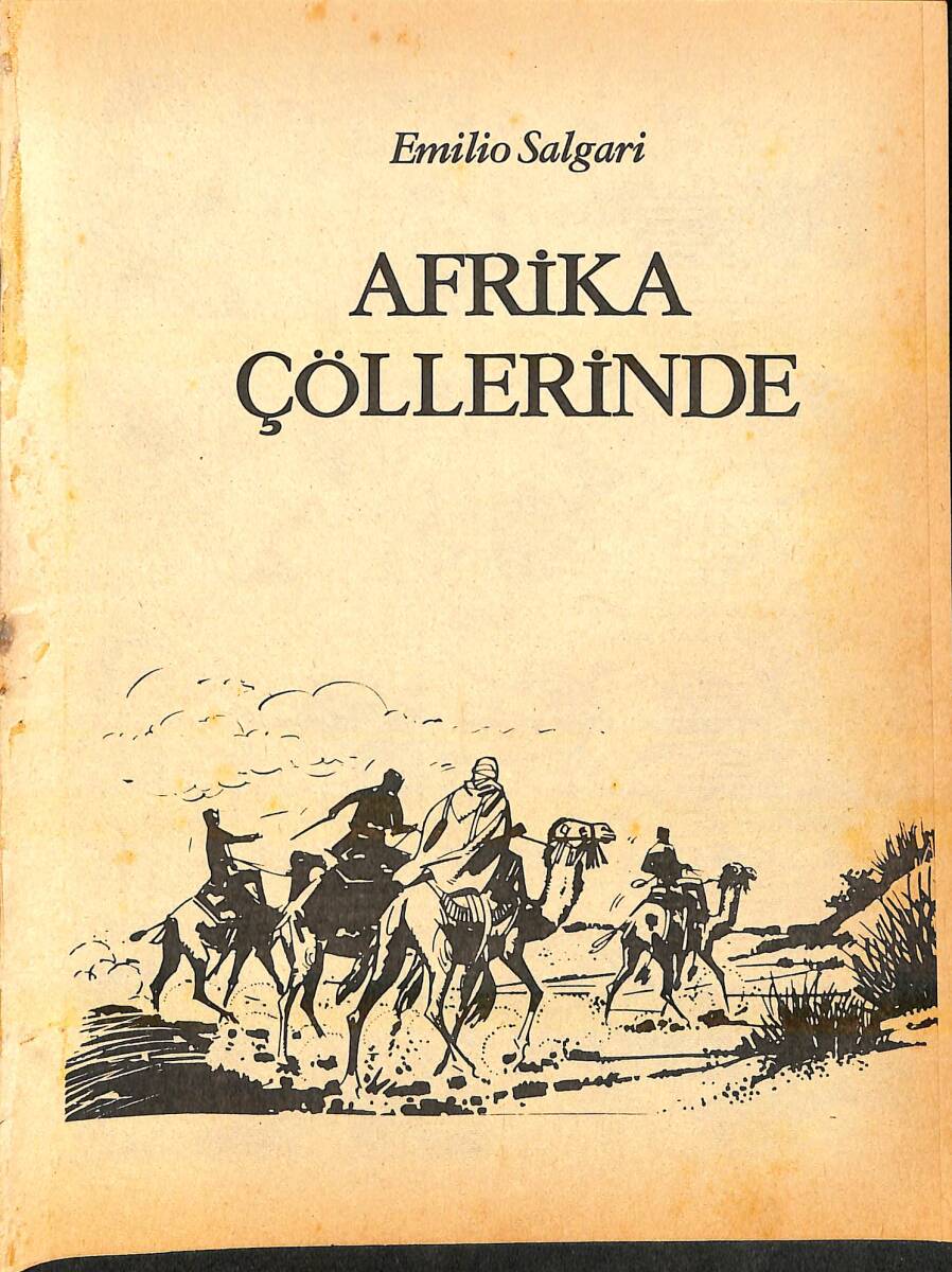 Afrika Çöllerinde / Tam Macera (Milliyet Çocuk Çizgi Roman) NDR94065 - 1