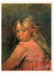 Ağlayan Küçük Kız Kartpostal KRT3360 - Gökçekoleksiyon