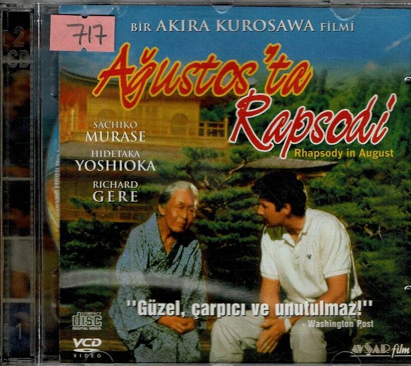 Ağustosta Rapsodi - Richard Gere VCD Film VCD9849 - 1