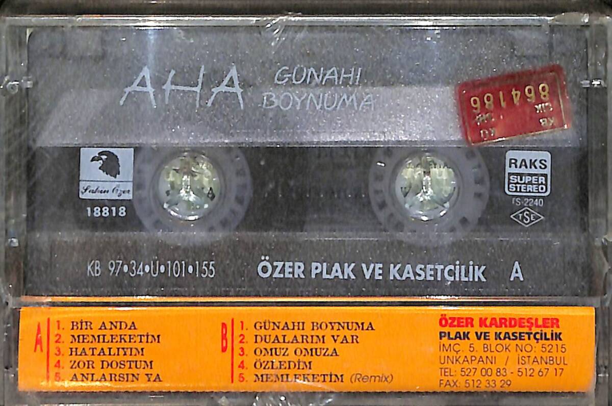 AHA - Günahı Boynuma Kaset (Sıfır) KST28574 - 2