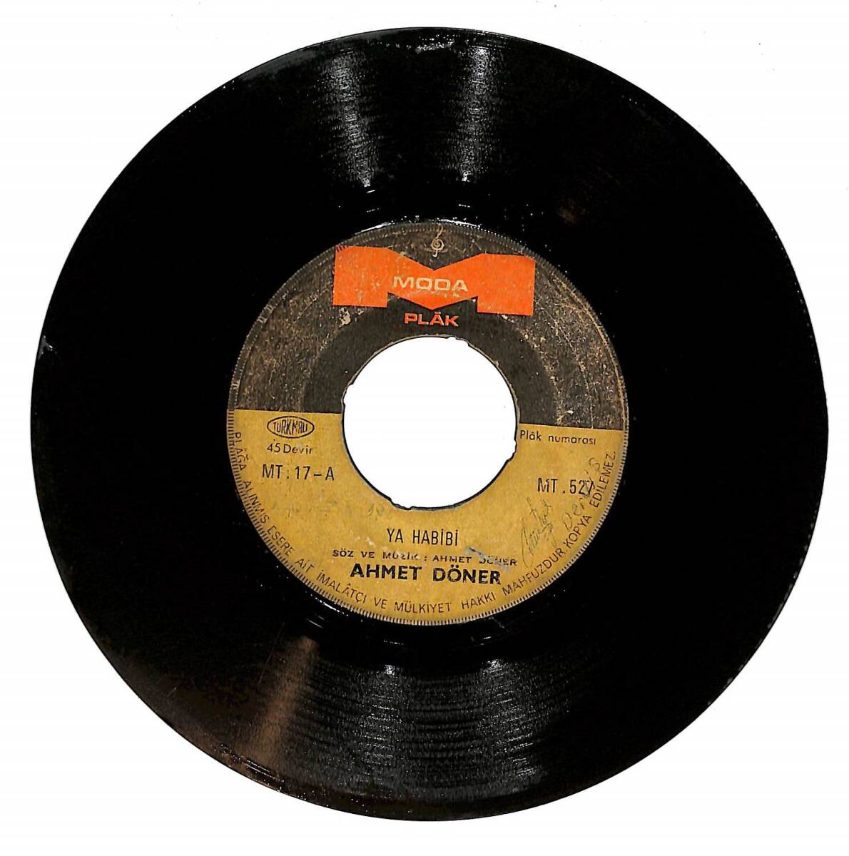 Ahmet Döner – Ya Habibi & Feleğin Katibi Plak (10/6) PLK26844 - 1