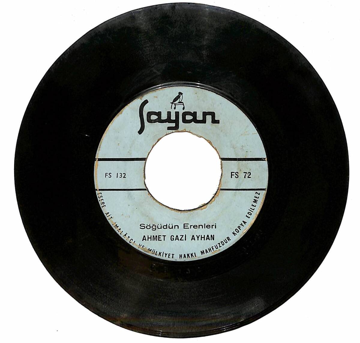 Ahmet Gazi Ayhan – İstanbul Gemisine & Söğüdün Erenleri Plak (10/5.5) PLK26818 - 2
