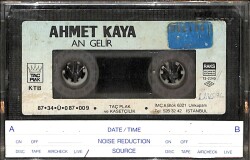 Ahmet Kaya - An Gelir Kaset (Kağıt Baskı-Mavi Bandrol-İkinci El) KST26236 - 2