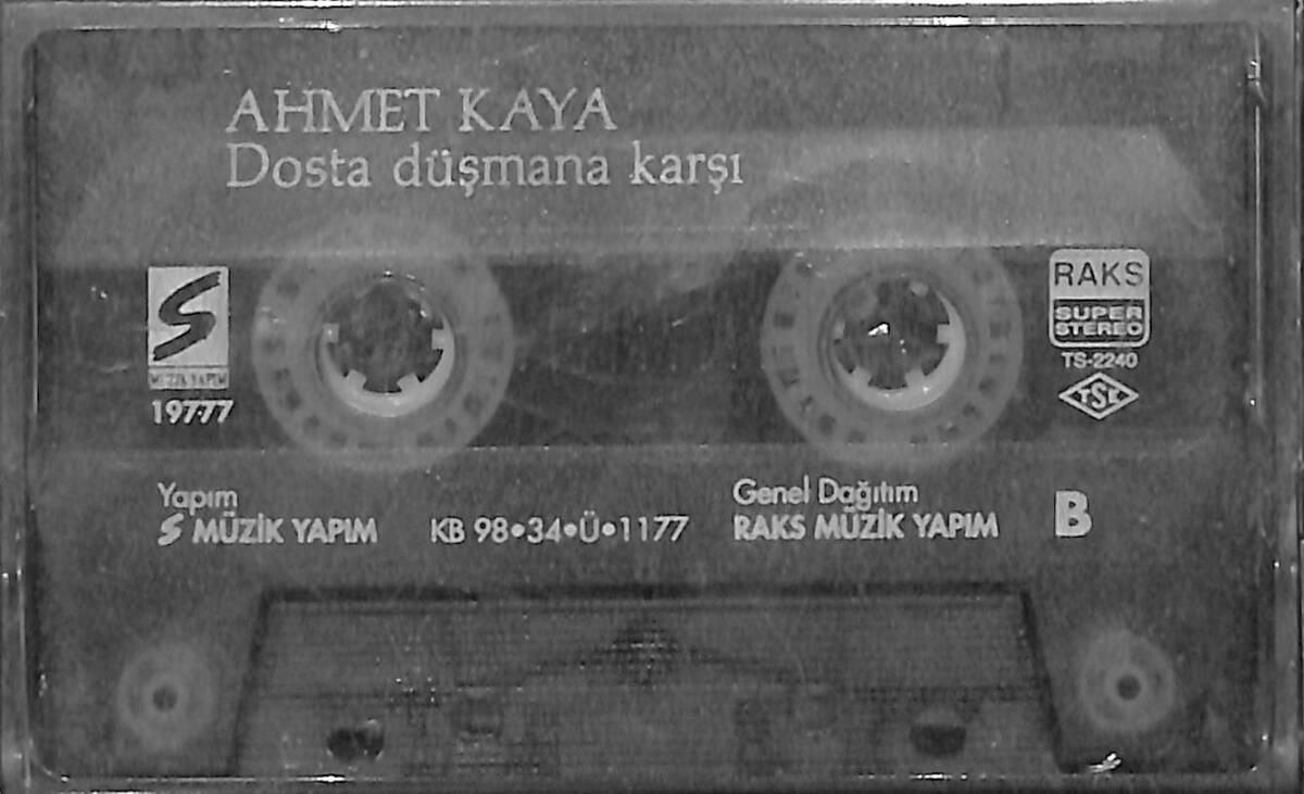 Ahmet Kaya - Dosta Düşmana Karşı Kaset (İkinci El) KST27968 - 1