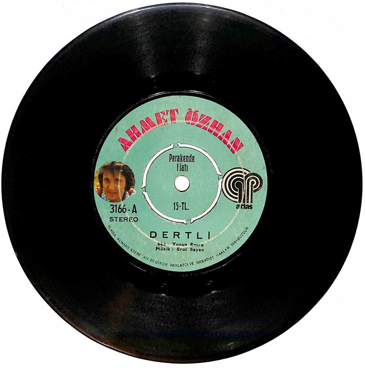 Ahmet Özhan – Dertli & Ölünceye Kadar Plak (10/6.5) PLK26929 - 1