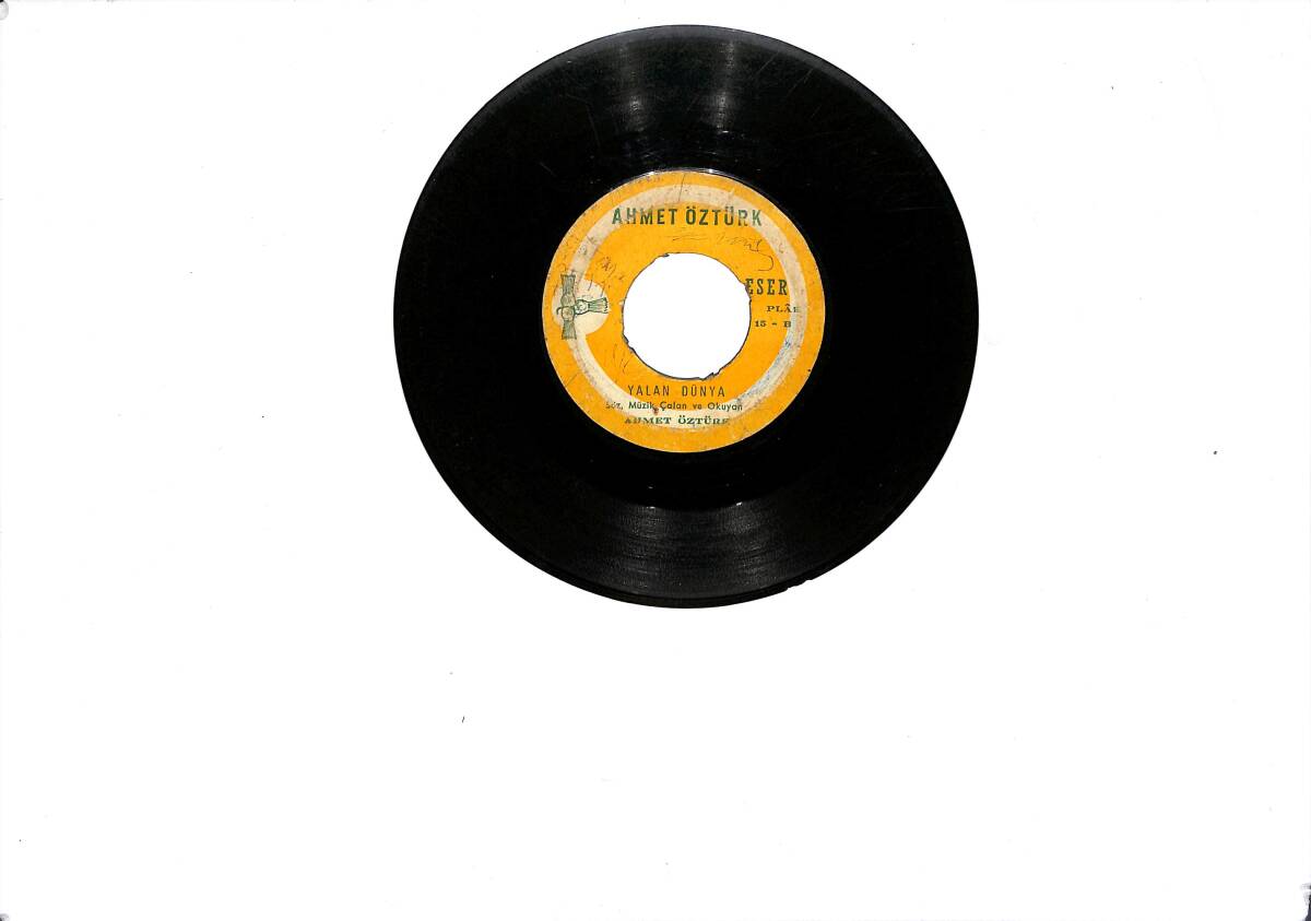 Ahmet Öztürk - Sarı Saçın Örmezler & Yalan Dünya PLAK (10/6.5) PLK26432 - 2
