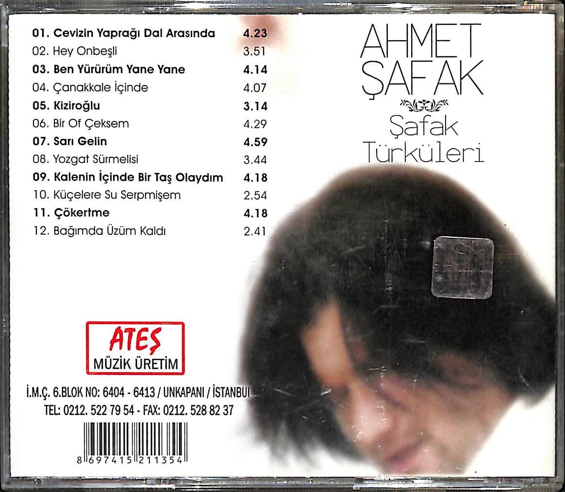 Ahmet Şafak - Şafak Türküleri CD (İkinci El) CD4230 - 2