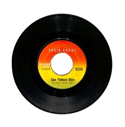 Erkin Koray - Goca Dünya / Sen Yoksun Diye PLAK (10/7.5) PLK25718 - Gökçekoleksiyon