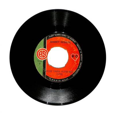 Ahmet Sezgin - Bir Kadeh Susuz Rakı / Küçük Yaşta Aldım Sazı Elime PLAK (10/7) PLK626 - 2