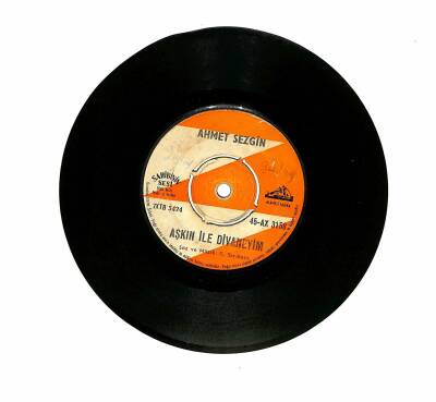 Ahmet Sezgin - Çok Seviyorum Ayrılamam / Aşkın İle Divaneyim PLAK (10/7) PLK22238 - 1