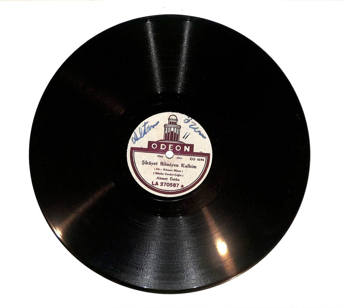 Ahmet Üstün - Şikayet Bilmiyen Kalbim / Baharda Bu Yıl TAŞ PLAK (10/7.5) PLK23409 - 1