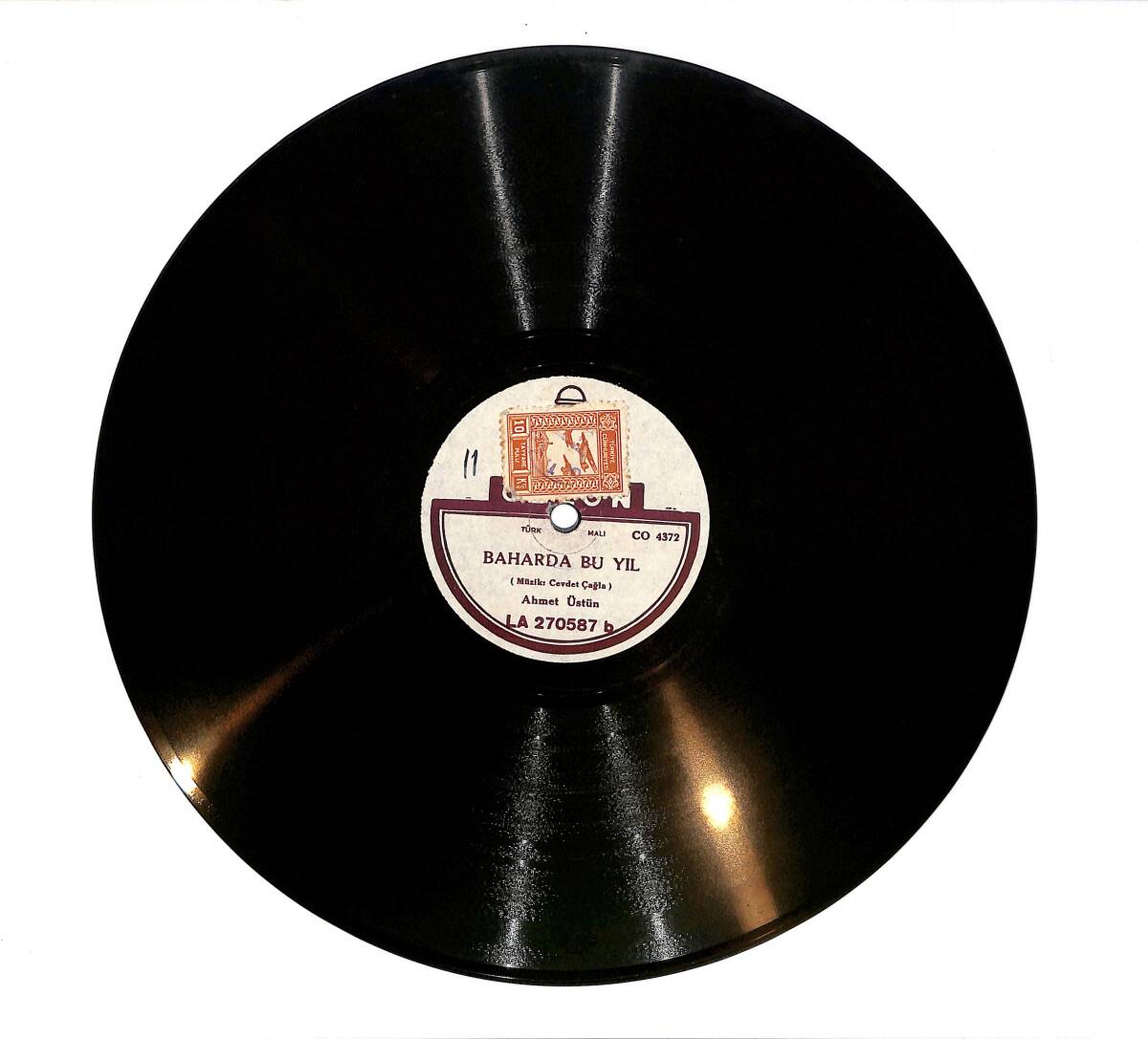 Ahmet Üstün - Şikayet Bilmiyen Kalbim / Baharda Bu Yıl TAŞ PLAK (10/7.5) PLK23409 - 2