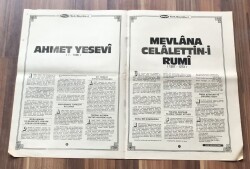 Ahmet Yesevi - Mevlana Celaleddin-i Rumi Büyük Boy Poster GZ119351 - 2