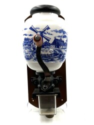 Ahşap Metal Kollu Porselen Duvar Tipi Kahve Değirmeni - 2