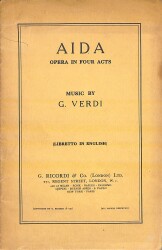 AIDA AN OPERA IN FOUR ACTS NDR94086 - Gökçekoleksiyon