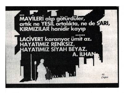 A.İlhan - 92Çizgice Kartpostal KRT7886 - 1