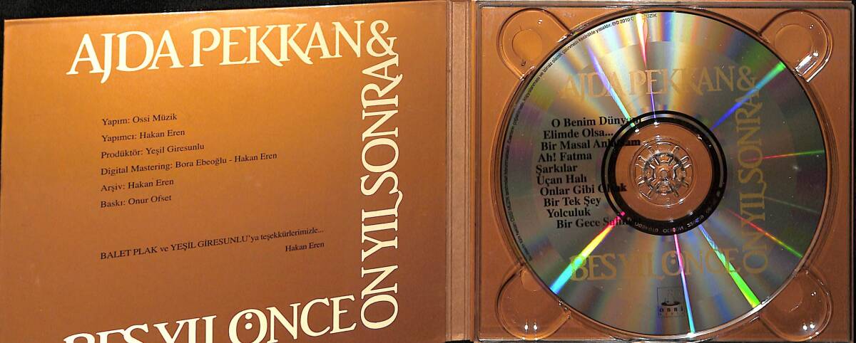 Ajda Pekkan - Beş Yıl Önce On Yıl Sonra CD (İkinci El) CD4920 - 2
