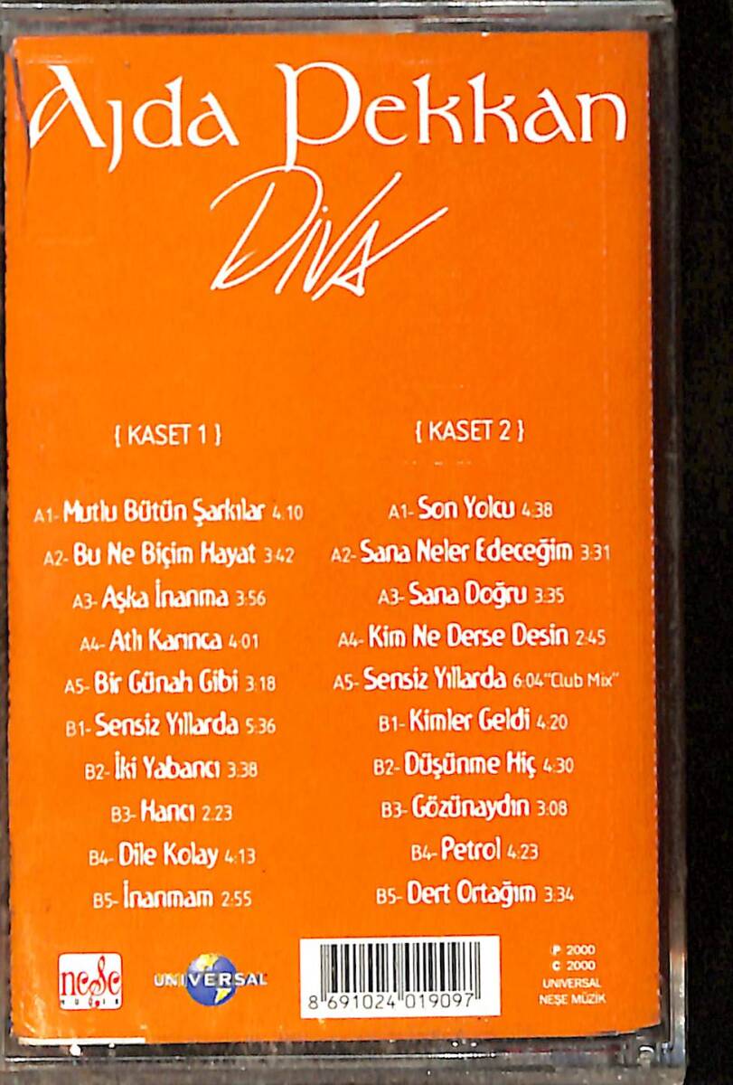 Ajda Pekkan – Diva Kaset (Sıfır Kaset) KST28779 - 2
