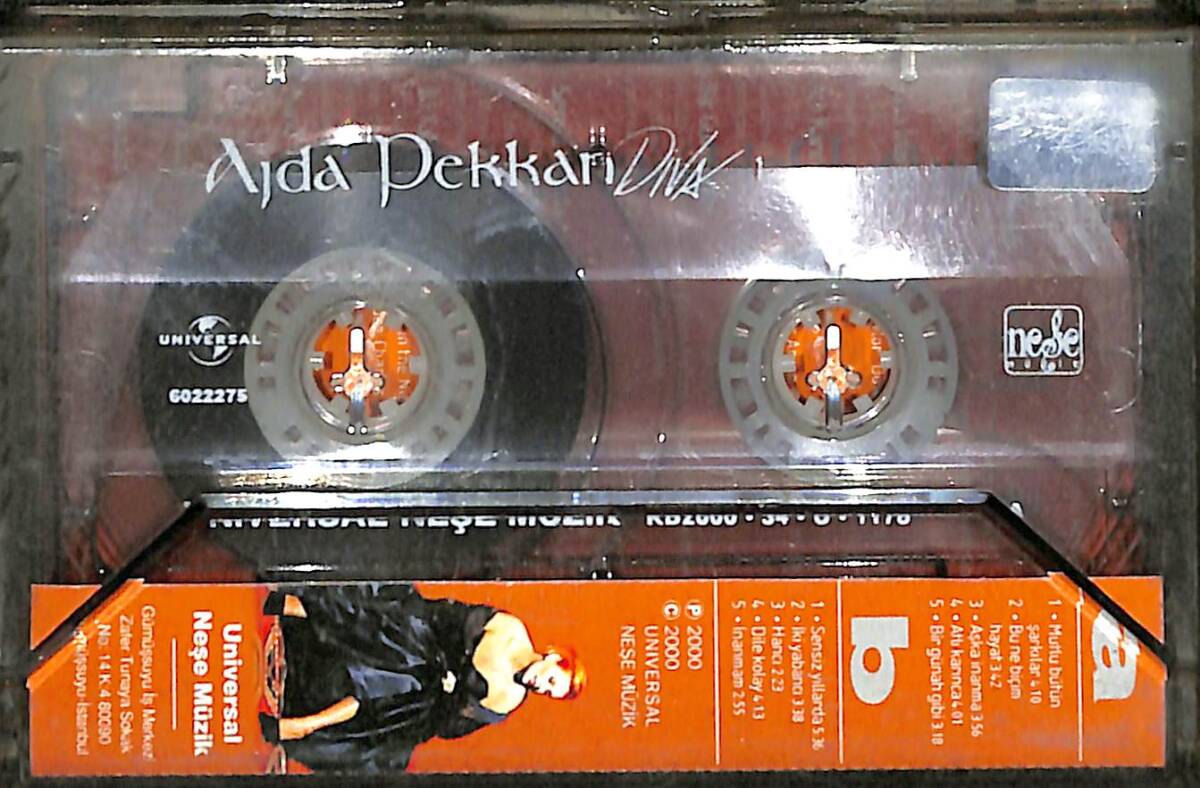 Ajda Pekkan – Diva Orijinal Kaset (İkinci El) * Neşe Müzik - 2000 * KST29978 - 2