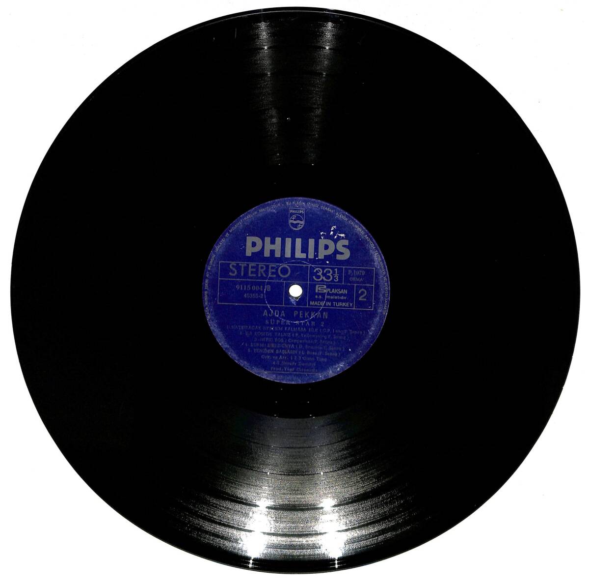 Ajda Pekkan – Süper Star 2 | Philips Records Plak 33'lük LP (Long Play) PLAK (10/7) *1979 Türkiye Baskısı* *Süperstar Serisinin Unutulmaz Albümü* PLK28186 - 2