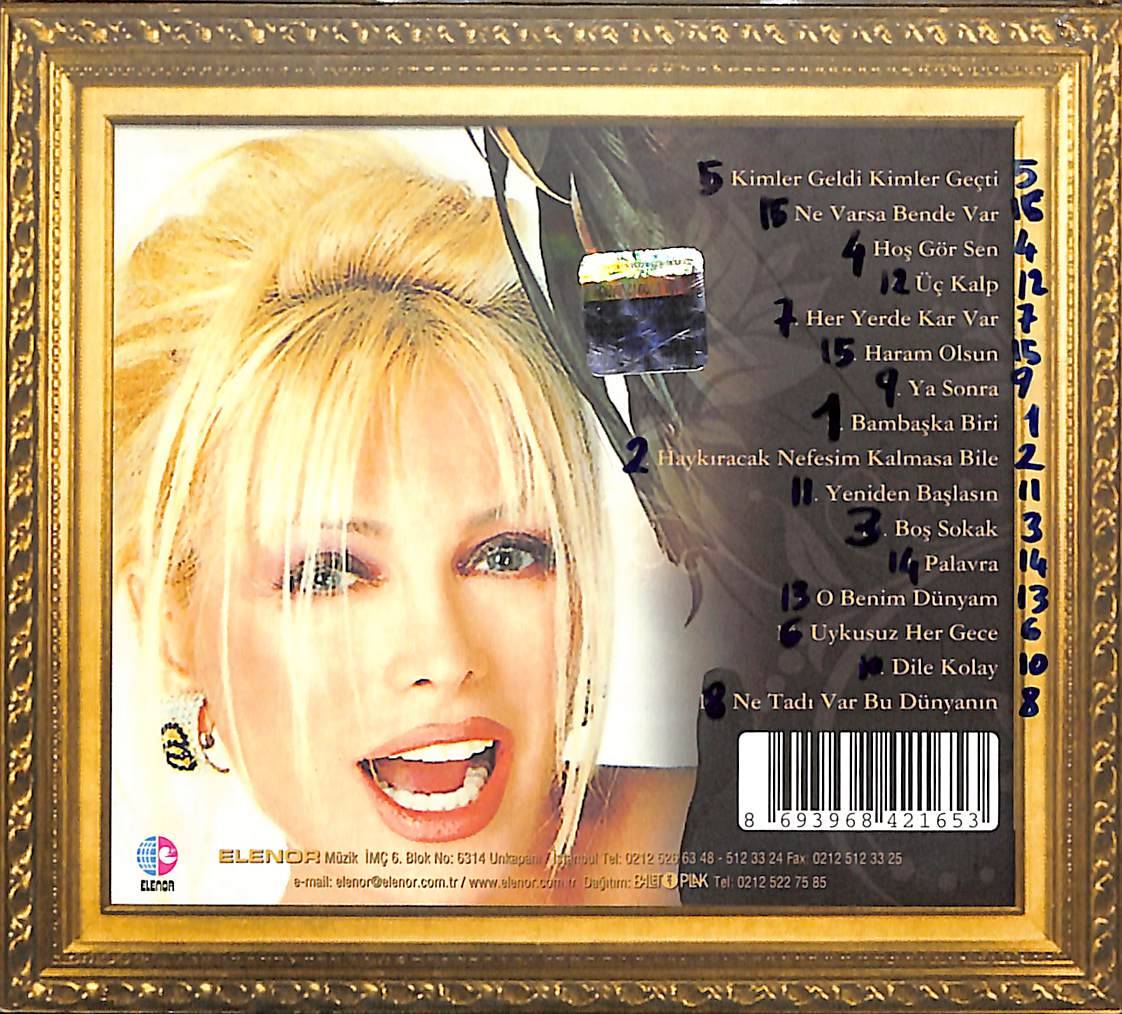 Ajda Pekkan ‎- The Best Of Ajda Pekkan CD (İkinci El) CD4565 - 3