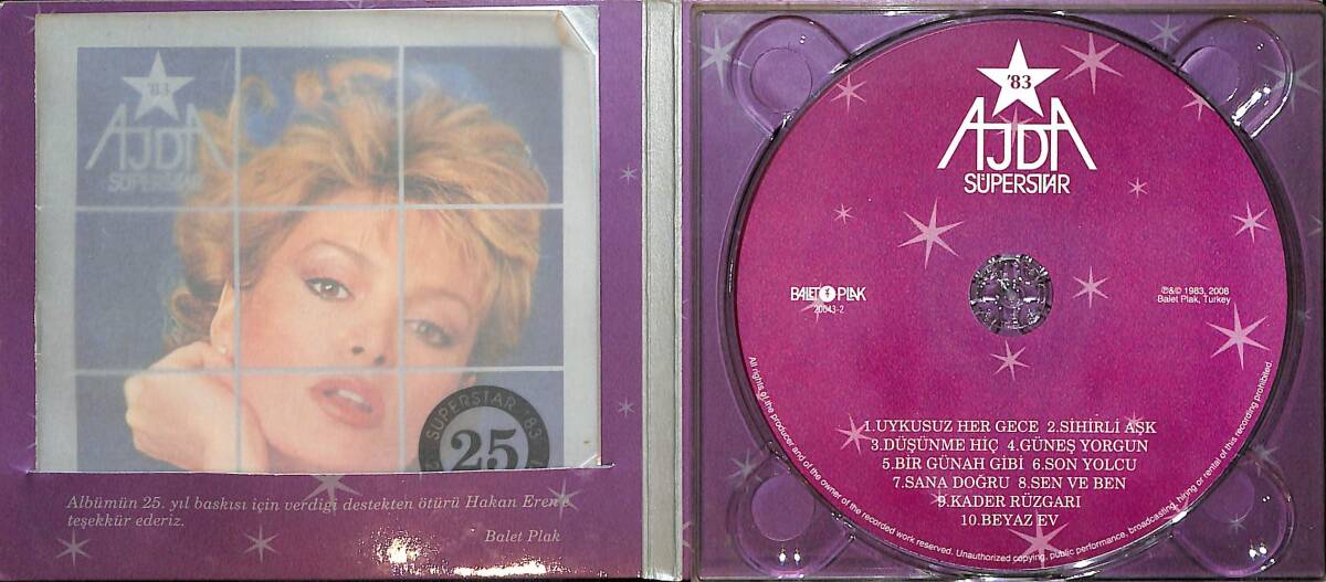Ajda - Süperstar '83 CD (İkinci El) CD4906 - 2