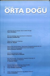 AKADEMİK ORTA DOĞU (CİLT 9 SAYI 2, 2015) KTP1800 - Gökçekoleksiyon