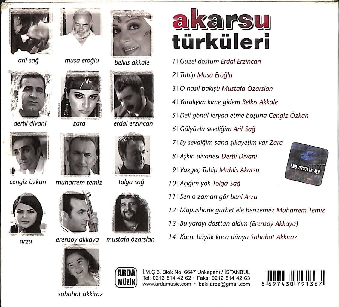 Akarsu Türküleri CD (İkinci El) CD4258 - 2