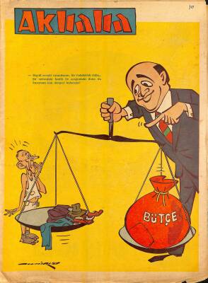 Akbaba Mizah Karikatür Dergisi 1 Mart 1967 Yusuf Ziya Ortaç,Muzaffer İzgü,Adnan Veli,Bedriye Güniz Baksı,Nimet Arzık,Vedat Saygel,Bülent Şeren NDR80266 - 1