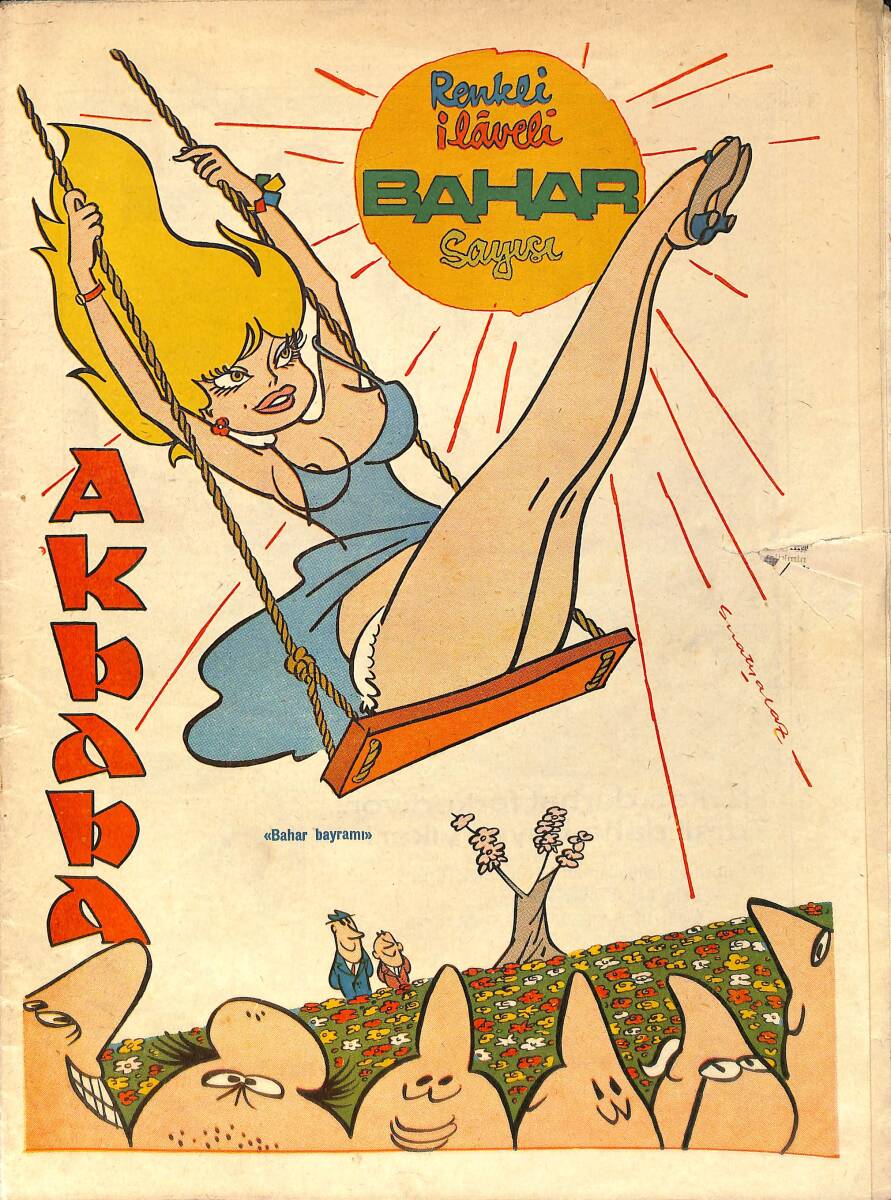 Akbaba Mizah Karikatür Dergisi 1 Mayıs 1968 Sayı: 19 NDR93185 - 1