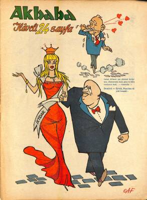 Akbaba Mizah Karikatür Dergisi 11 Ekim 1967 Semih Balcıoğlu,Muzaffer İzgü,Zeki Beyner,Yusuf Ziya Ortaç,Reşit Aşçıoğlu,VedatSaygel,AdnanVeli,SiyamiÖzel NDR80270 - 1