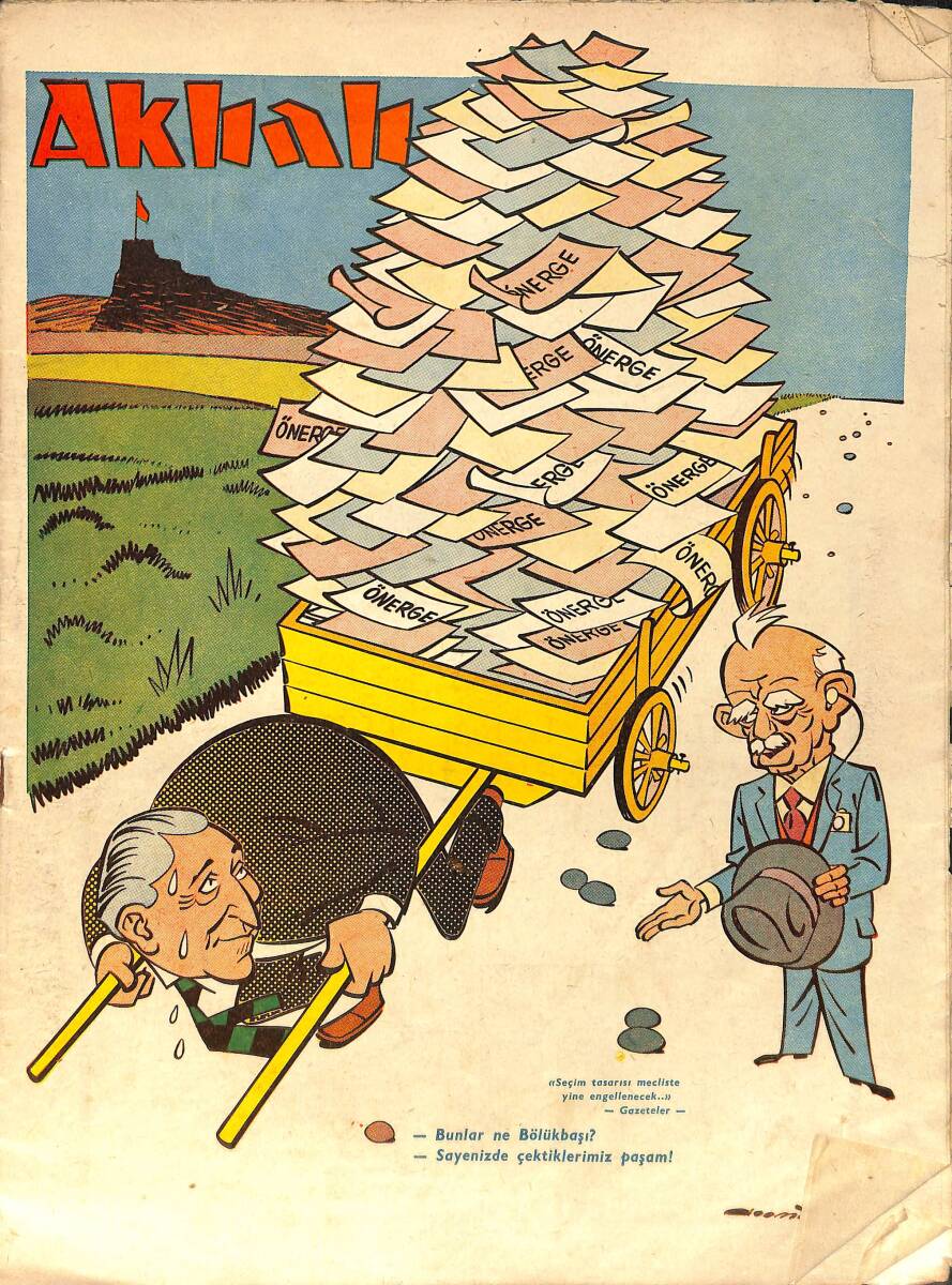 Akbaba Mizah Karikatür Dergisi 11 Mayıs 1966 Sayı: 20 NDR93181 - 1