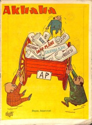Akbaba Mizah Karikatür Dergisi 14 Eylül 1966 Sayı: 38 NDR93208 - Gökçekoleksiyon
