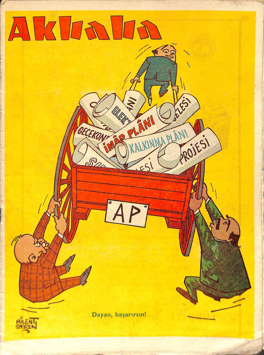 Akbaba Mizah Karikatür Dergisi 14 Eylül 1966 Sayı: 38 NDR93208 - 1